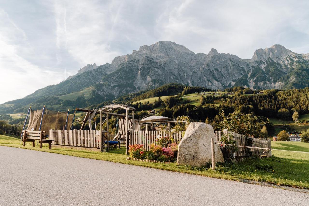 Obergrundhof Apartman Leogang Kültér fotó
