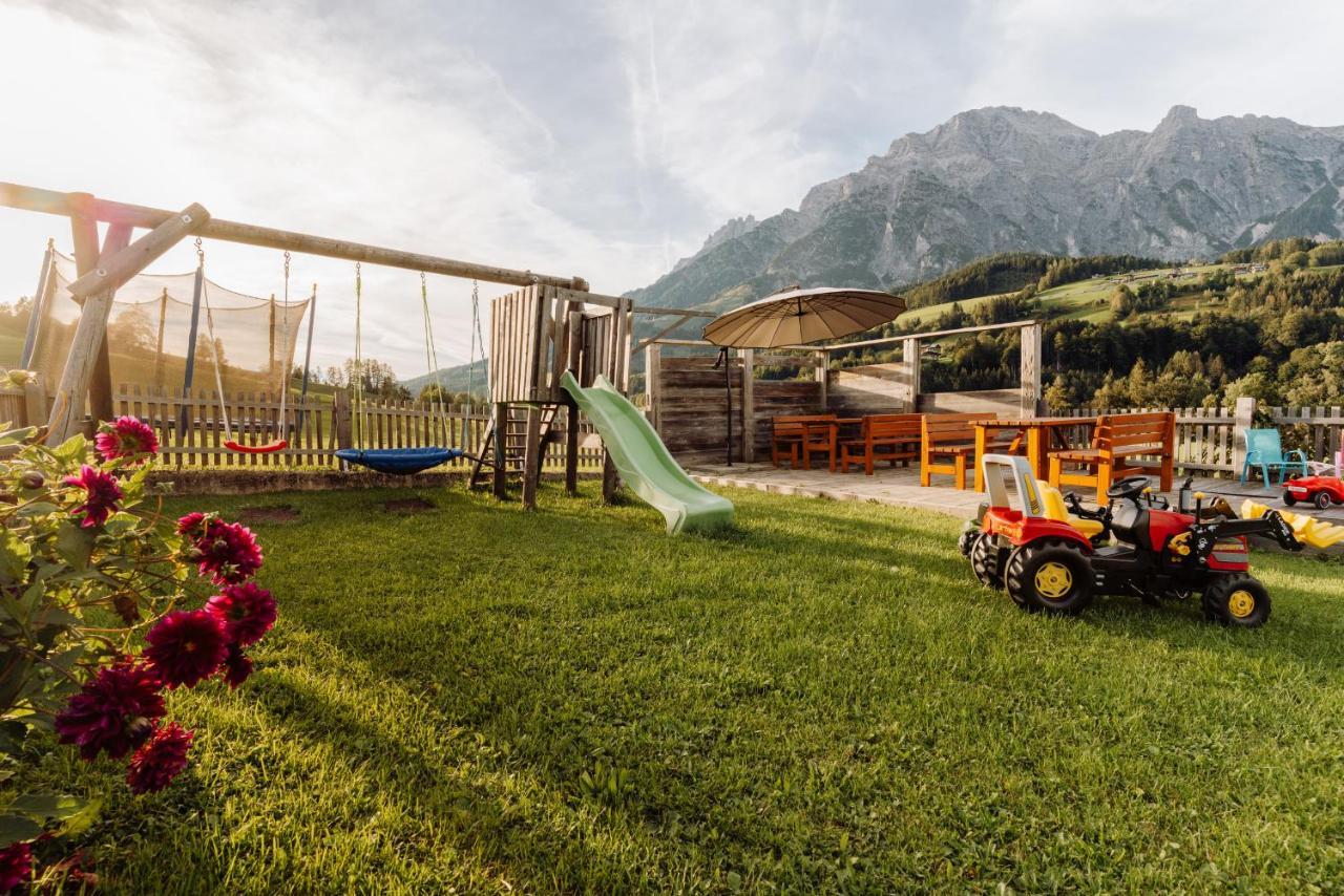 Obergrundhof Apartman Leogang Kültér fotó